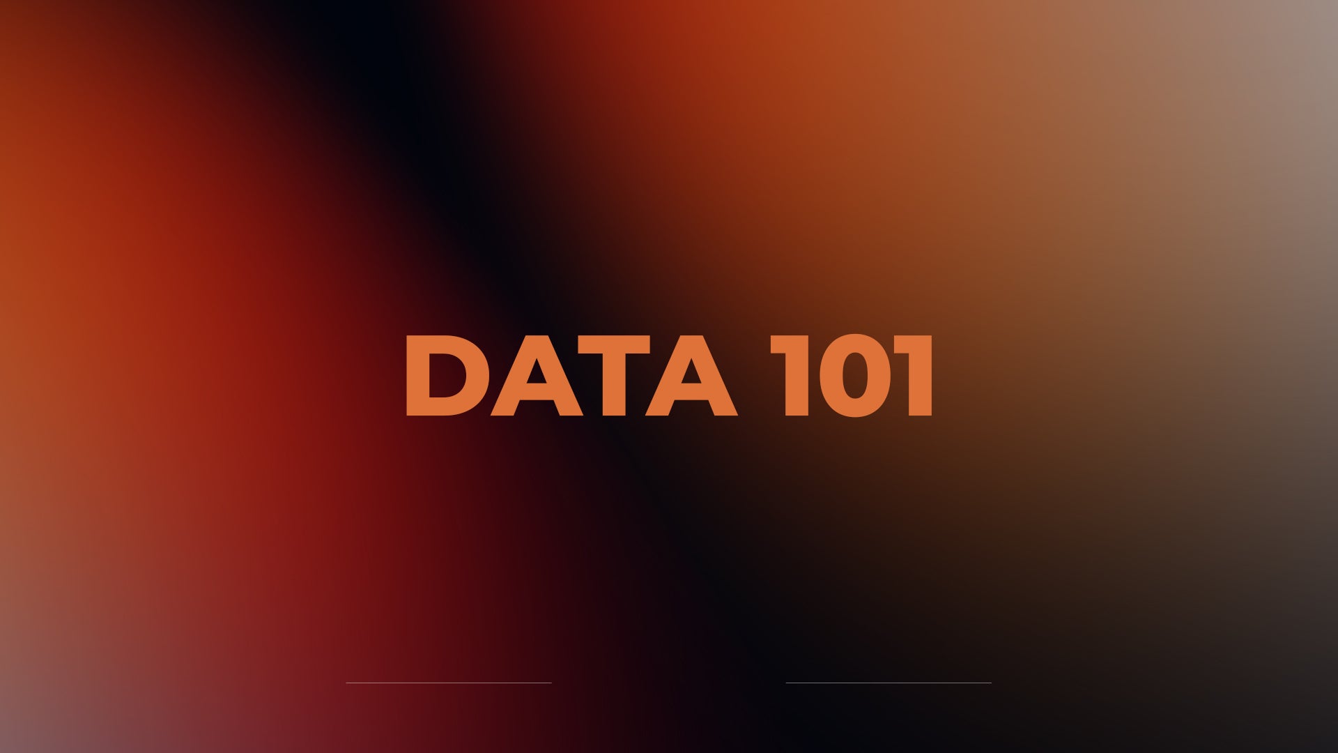 Data101 Eğitimi