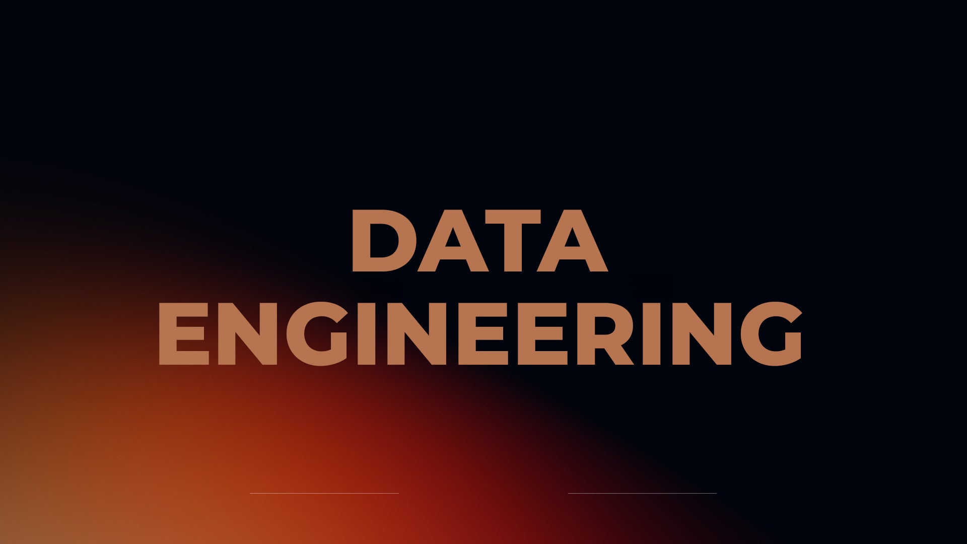 Data Engineering Eğitimi